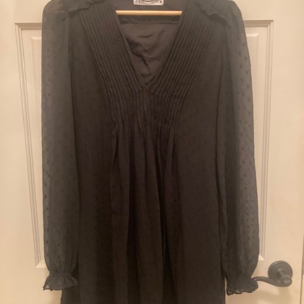 Zara mini dotted mesh dress